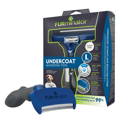 Brosse Furminator poils courts chien