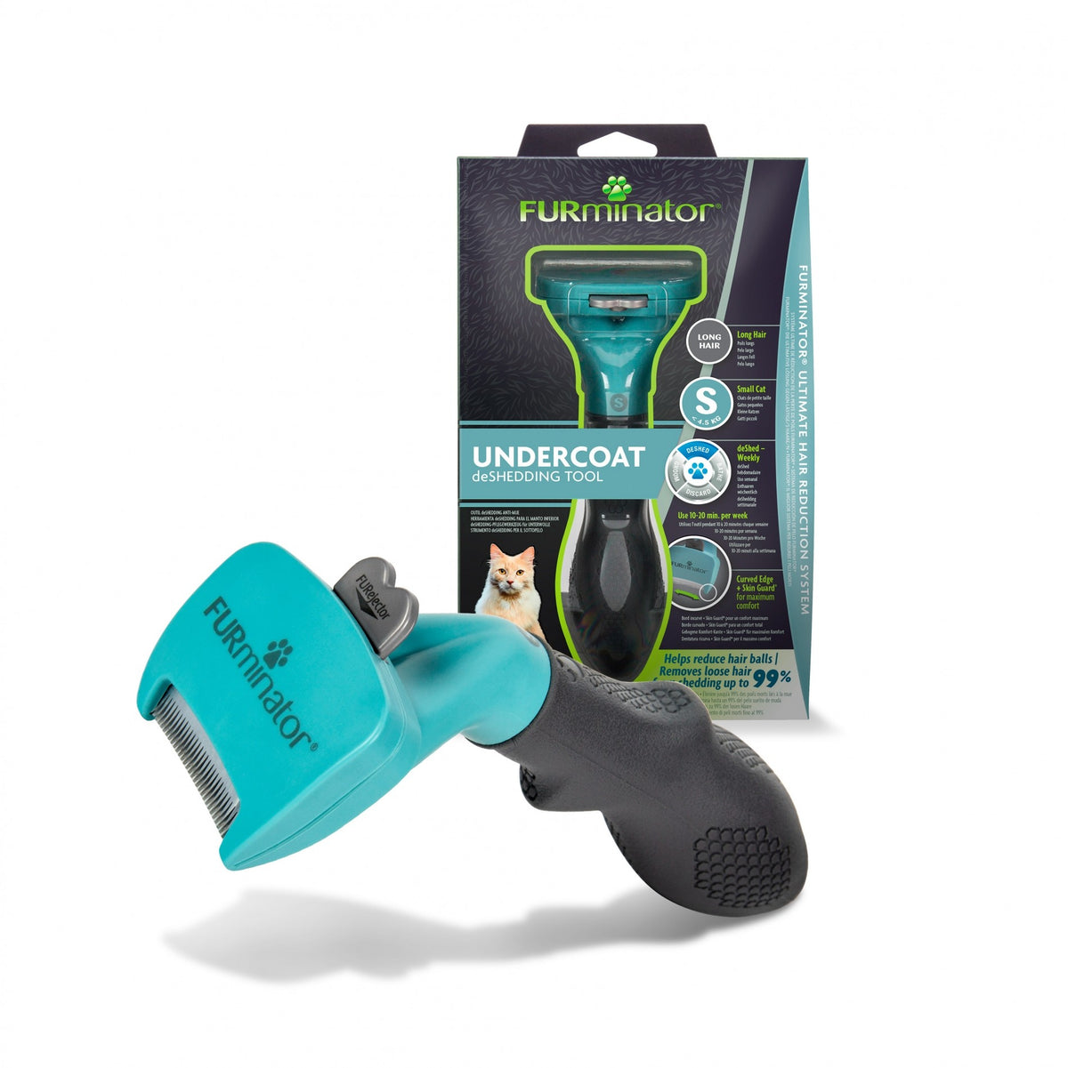 Brosse Furminator poils courts chien