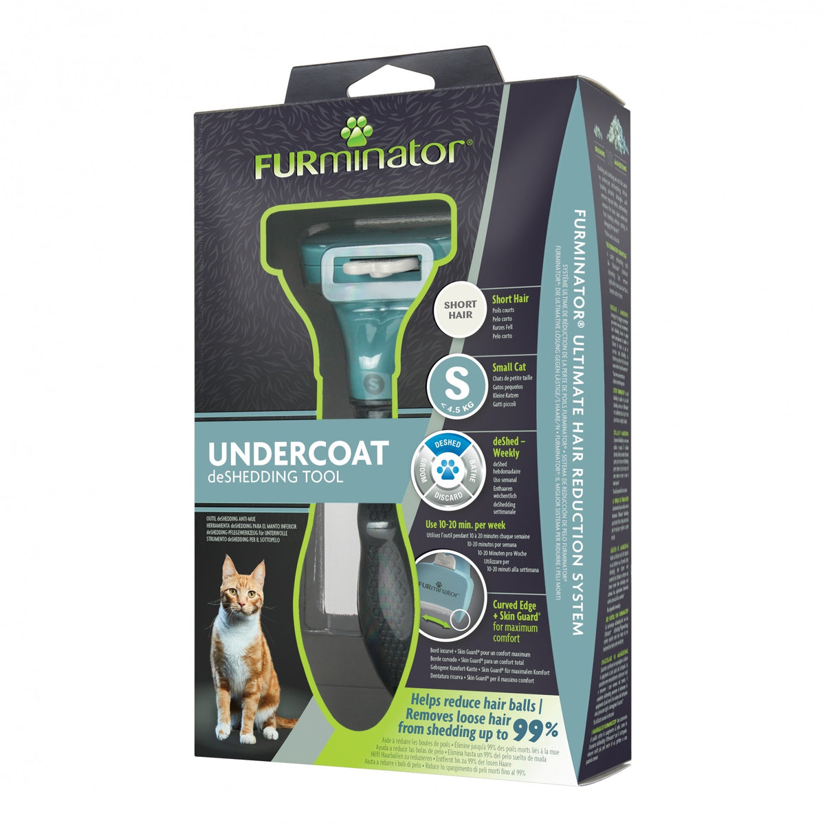 Brosse Furminator poils courts chien