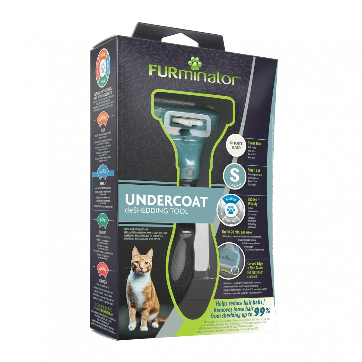 Brosse Furminator poils courts chien