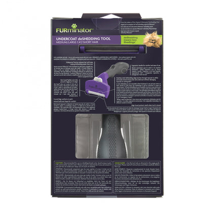 Brosse Furminator poils courts chien