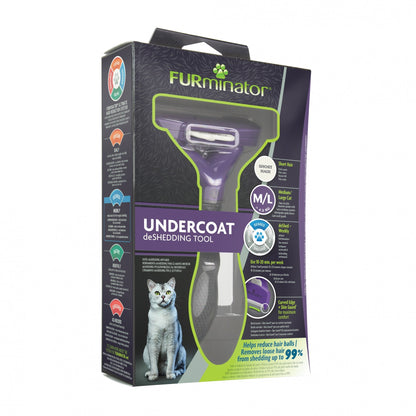 Brosse Furminator poils courts chien