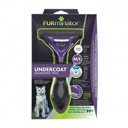 Brosse Furminator poils courts chien