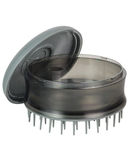 Brosse de bain avec réservoir pour shampoing chien, chat