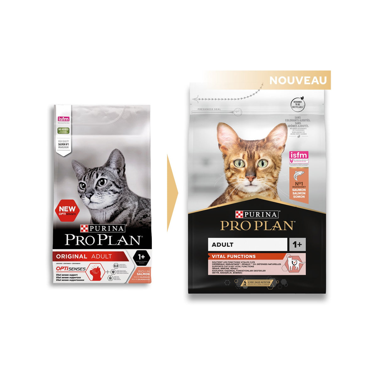 Pro Plan Vital Functions Adult au saumon - croquettes chat