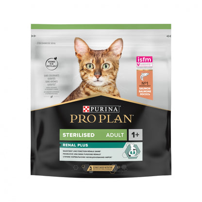 Pro Plan Renal Plus Sterilised Adult au saumon - croquettes chat