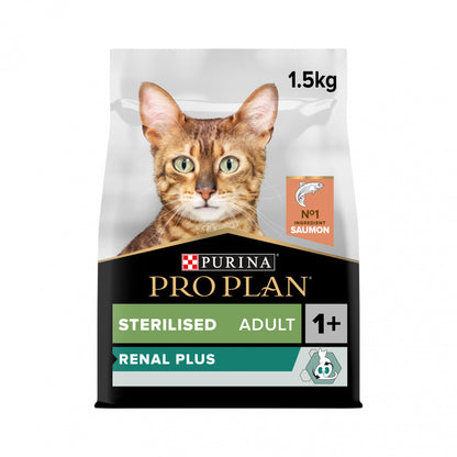 Pro Plan Renal Plus Sterilised Adult au saumon - croquettes chat