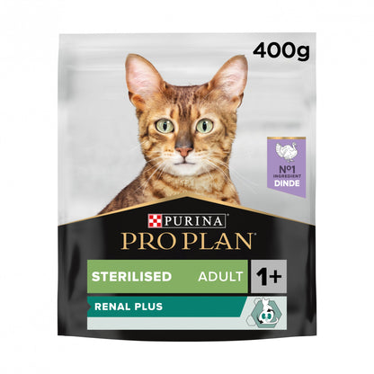 Pro Plan Renal Plus Sterilised Adult à la dinde - croquettes chat