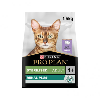 Pro Plan Renal Plus Sterilised Adult à la dinde - croquettes chat