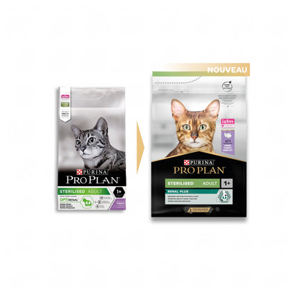 Pro Plan Renal Plus Sterilised Adult à la dinde - croquettes chat