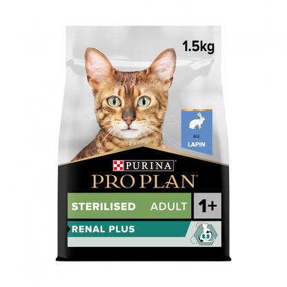 Pro Plan Renal Plus Sterilised Adult au lapin - croquettes chat