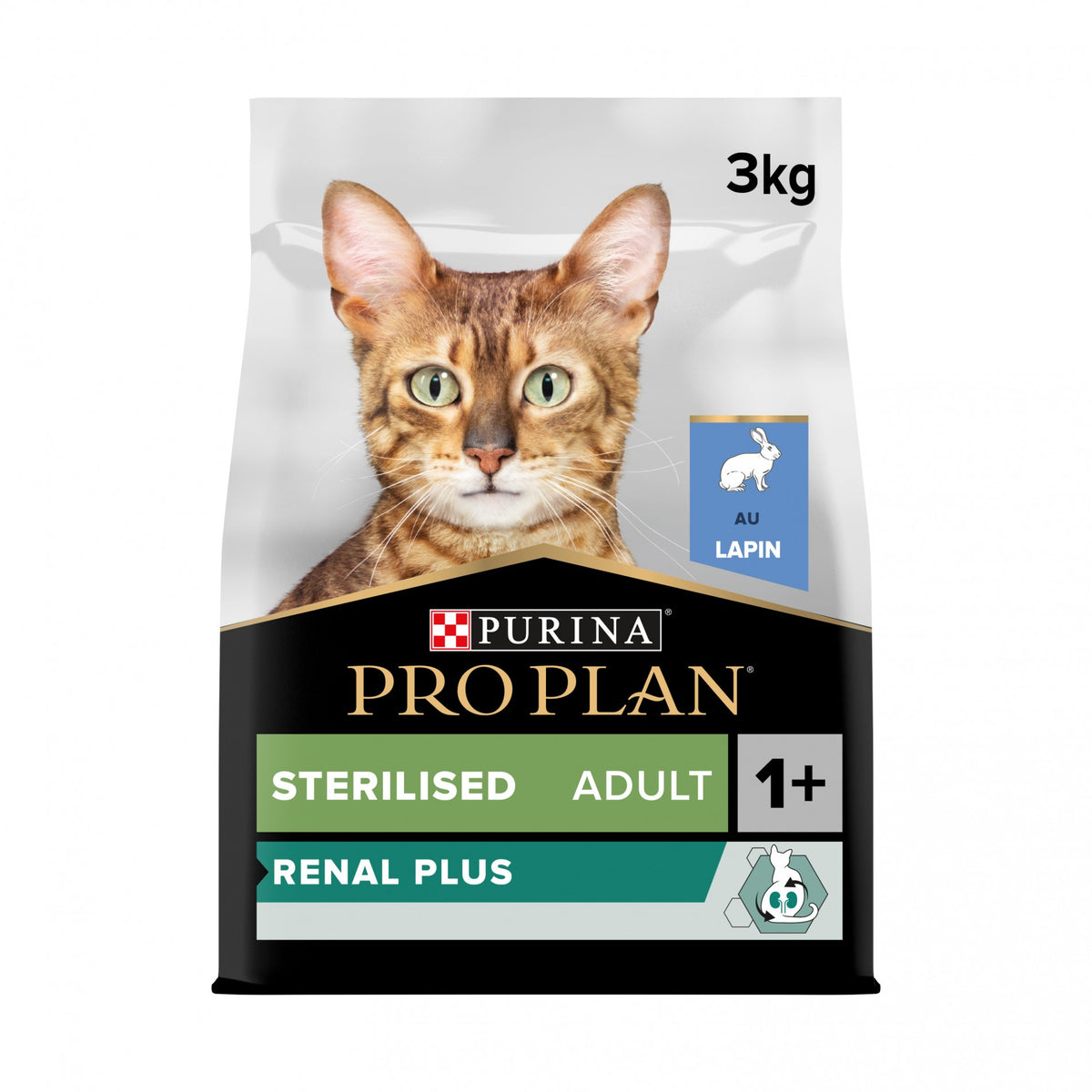 Pro Plan Renal Plus Sterilised Adult au lapin - croquettes chat
