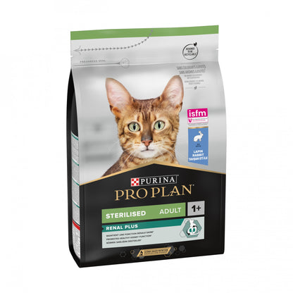 Pro Plan Renal Plus Sterilised Adult au lapin - croquettes chat