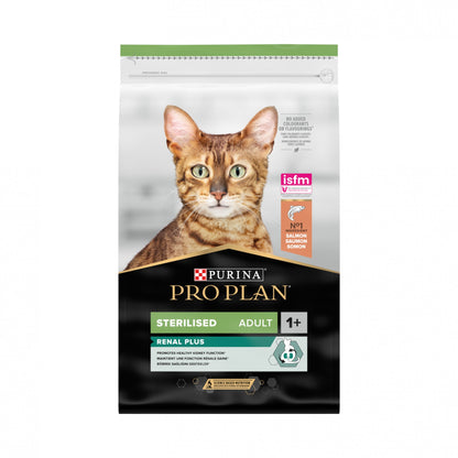 Pro Plan Renal Plus Sterilised Adult au saumon - croquettes chat