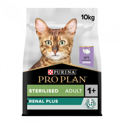 Pro Plan Renal Plus Sterilised Adult à la dinde - croquettes chat