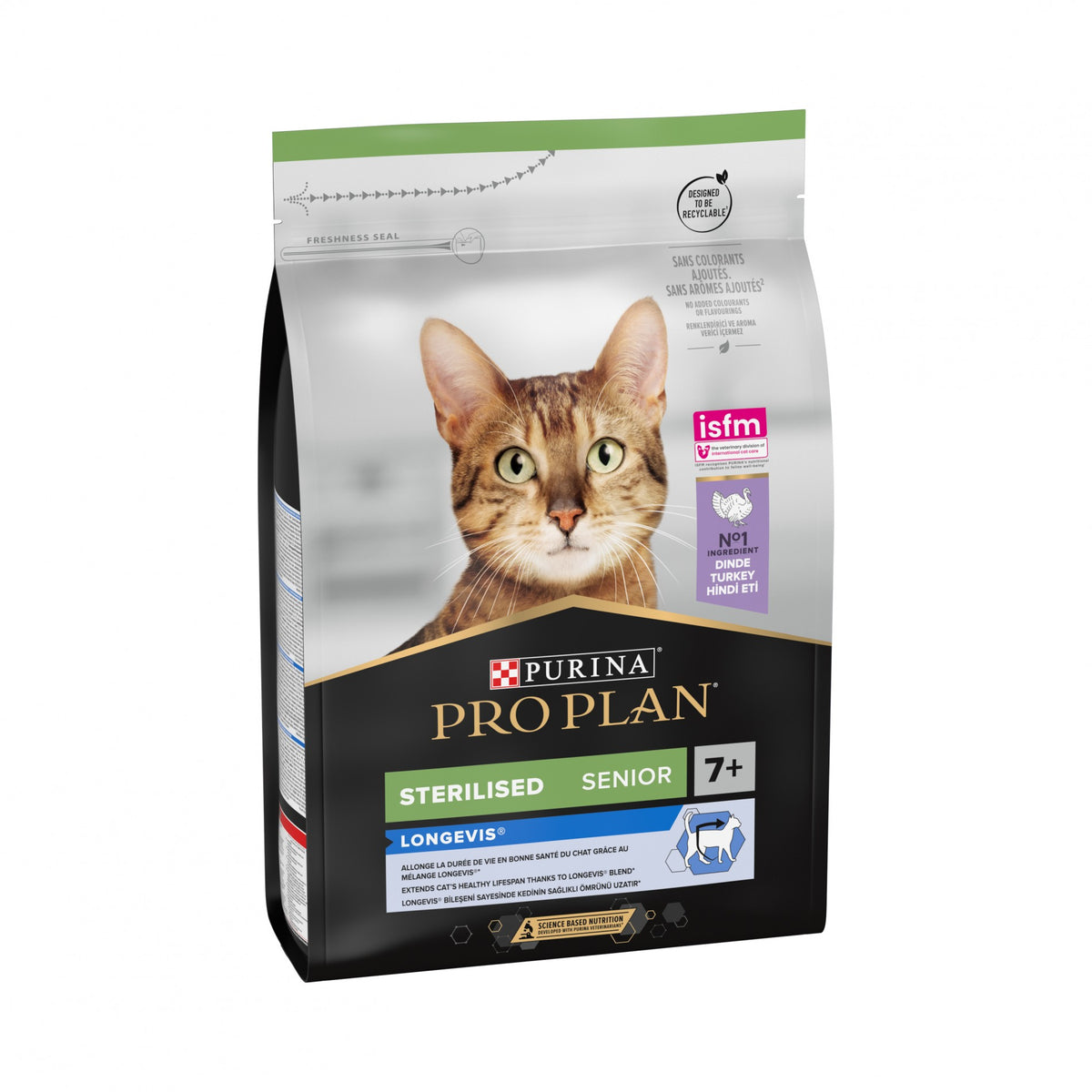 Pro Plan Longevis Sterilised Senior à la dinde - croquettes chat
