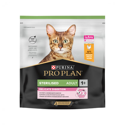 Pro Plan Delicate Digestion Sterilised Adult au poulet - croquettes chat