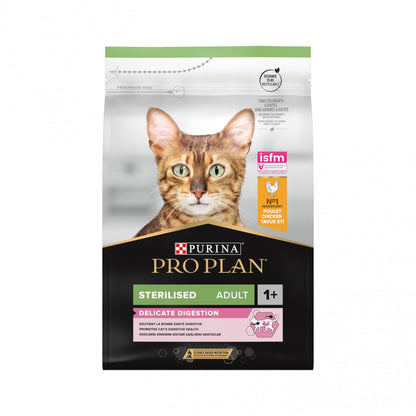 Pro Plan Delicate Digestion Sterilised Adult au poulet - croquettes chat