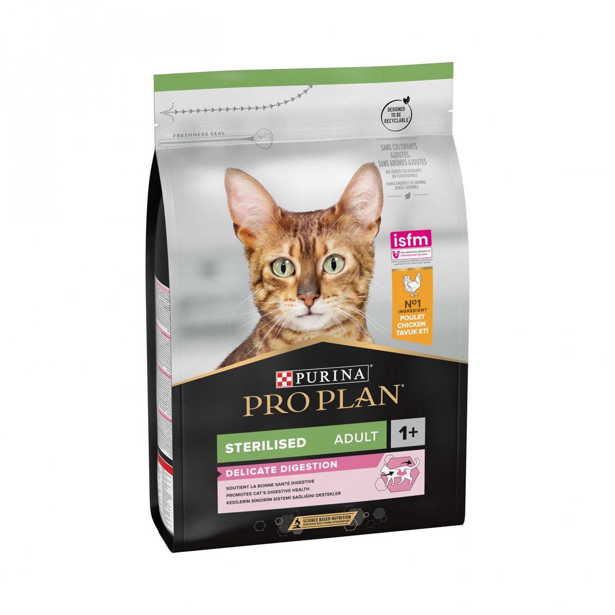 Pro Plan Delicate Digestion Sterilised Adult au poulet - croquettes chat