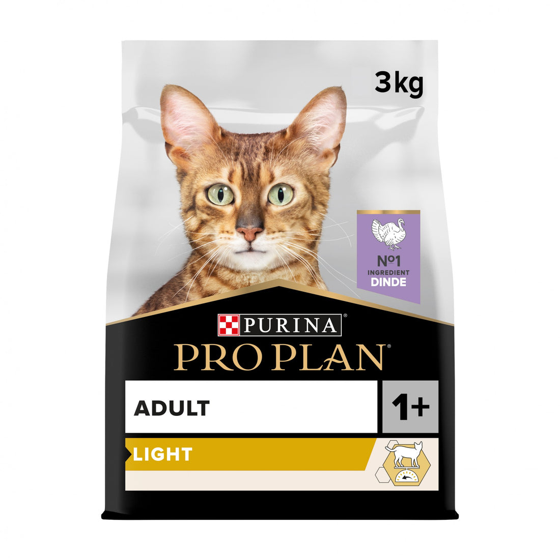 Pro Plan Light Adult OptiLight - croquettes chat