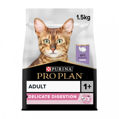 Pro Plan Delicate Digestion Adult à la dinde - croquettes chat