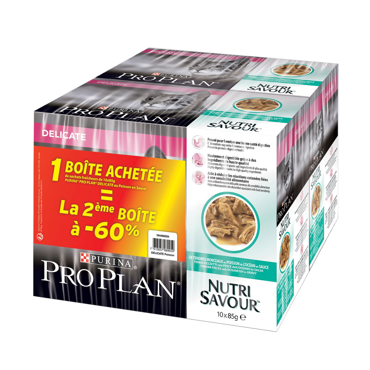Pro Plan Nutrisavour Delicate en sauce - pâtée chat