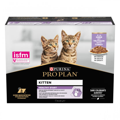 Pro Plan Healthy Start Kitten en sauce à la dinde - pâtée chaton