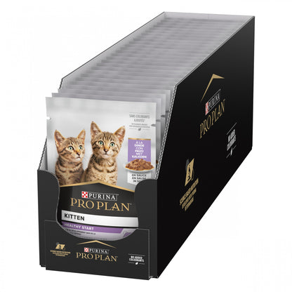 Pro Plan Healthy Start Kitten en sauce à la dinde - pâtée chaton