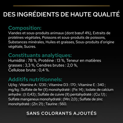 Pro Plan Nutrisavour Sterilised en sauce - pâtée chat