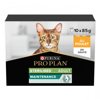 Pro Plan Nutrisavour Sterilised en sauce - pâtée chat