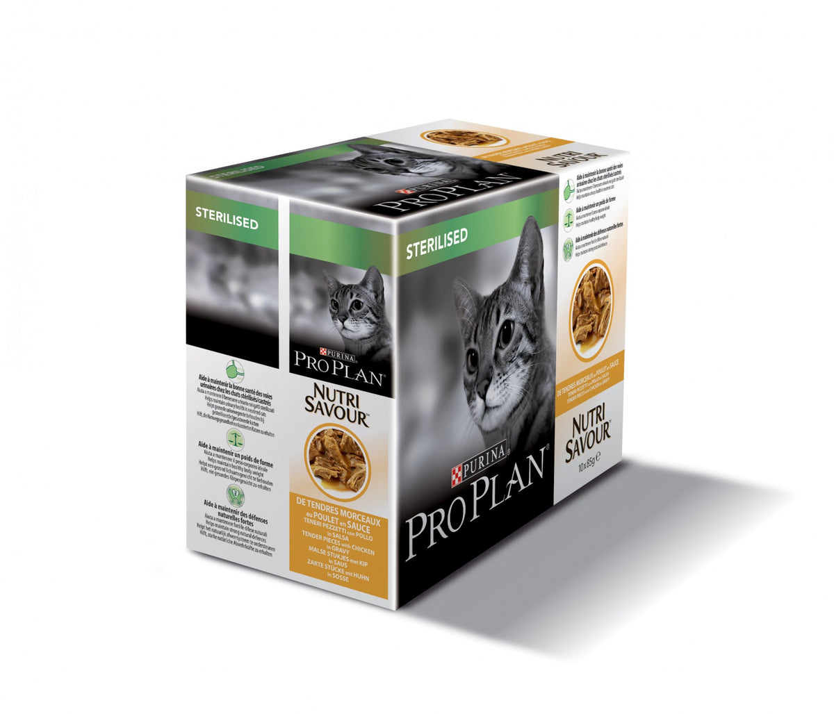 Pro Plan Nutrisavour Sterilised en sauce - pâtée chat