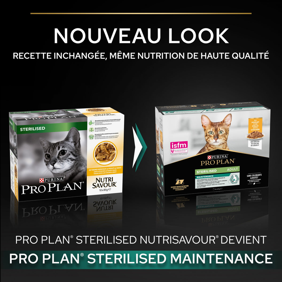 Pro Plan Nutrisavour Sterilised en sauce - pâtée chat