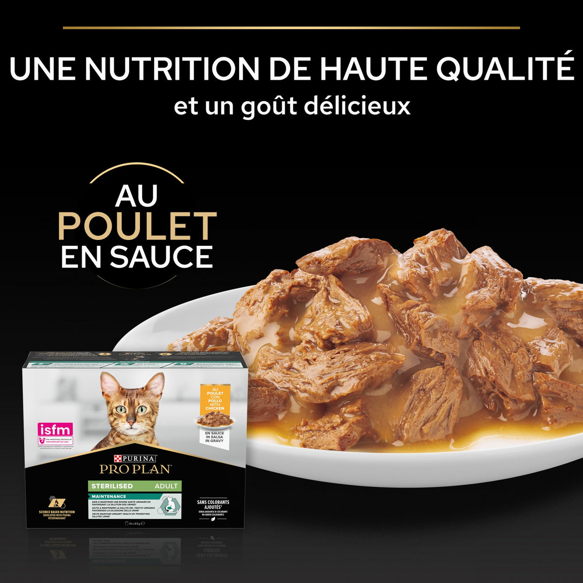 Pro Plan Nutrisavour Sterilised en sauce - pâtée chat