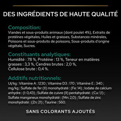 Pro Plan Nutrisavour Sterilised en sauce - pâtée chat