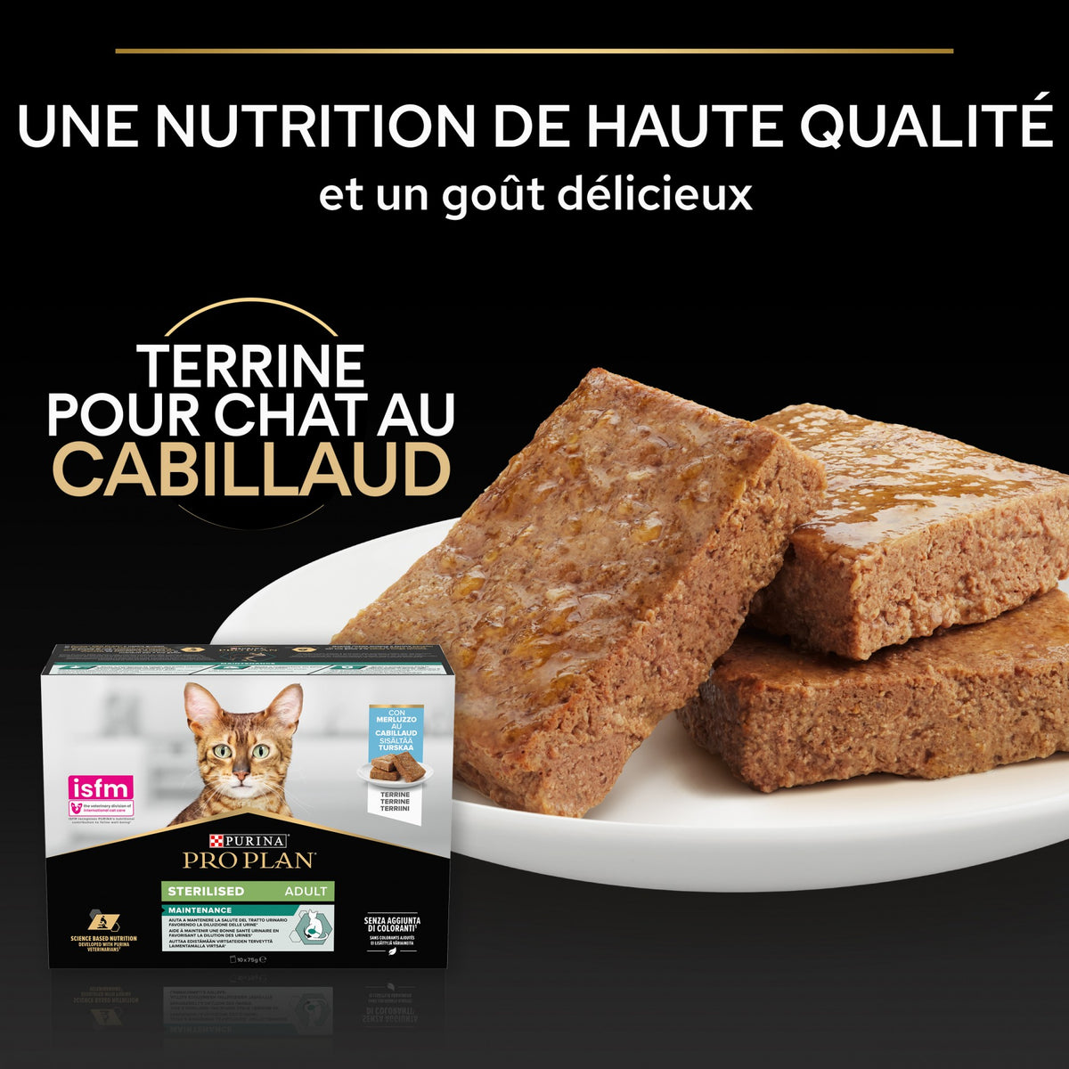 Pro Plan Nutrisavour Sterilised en mousse - pâtée chat