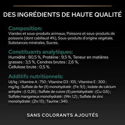 Pro Plan Nutrisavour Sterilised en mousse - pâtée chat