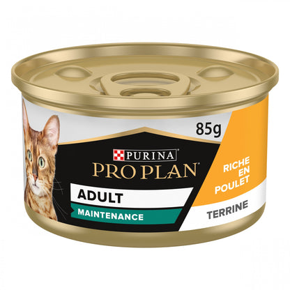 Pro Plan Maintenance Adult en terrine au poulet - pâtée chat