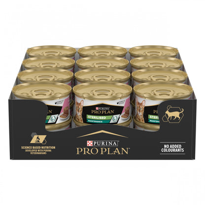 Pro Plan Sterilised thon et saumon - pâtée chat