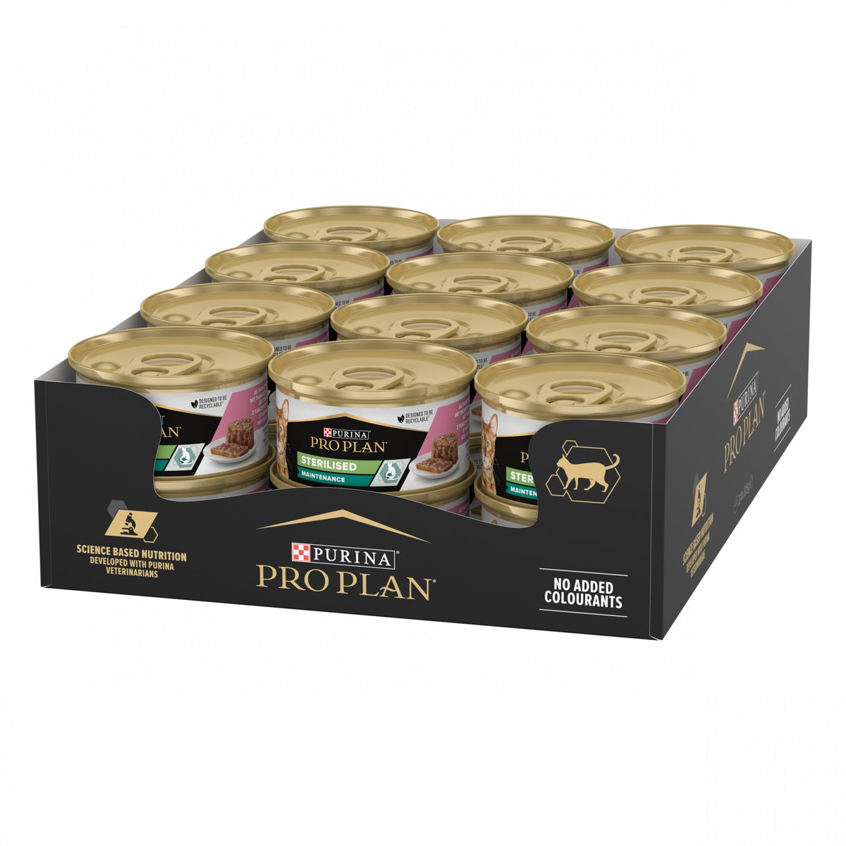 Pro Plan Sterilised thon et saumon - pâtée chat