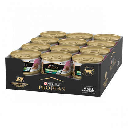 Pro Plan Sterilised thon et saumon - pâtée chat
