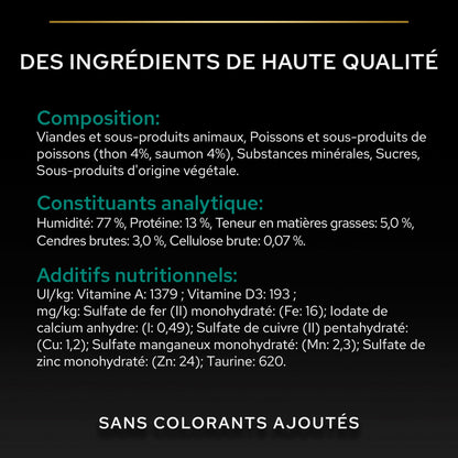 Pro Plan Sterilised thon et saumon - pâtée chat
