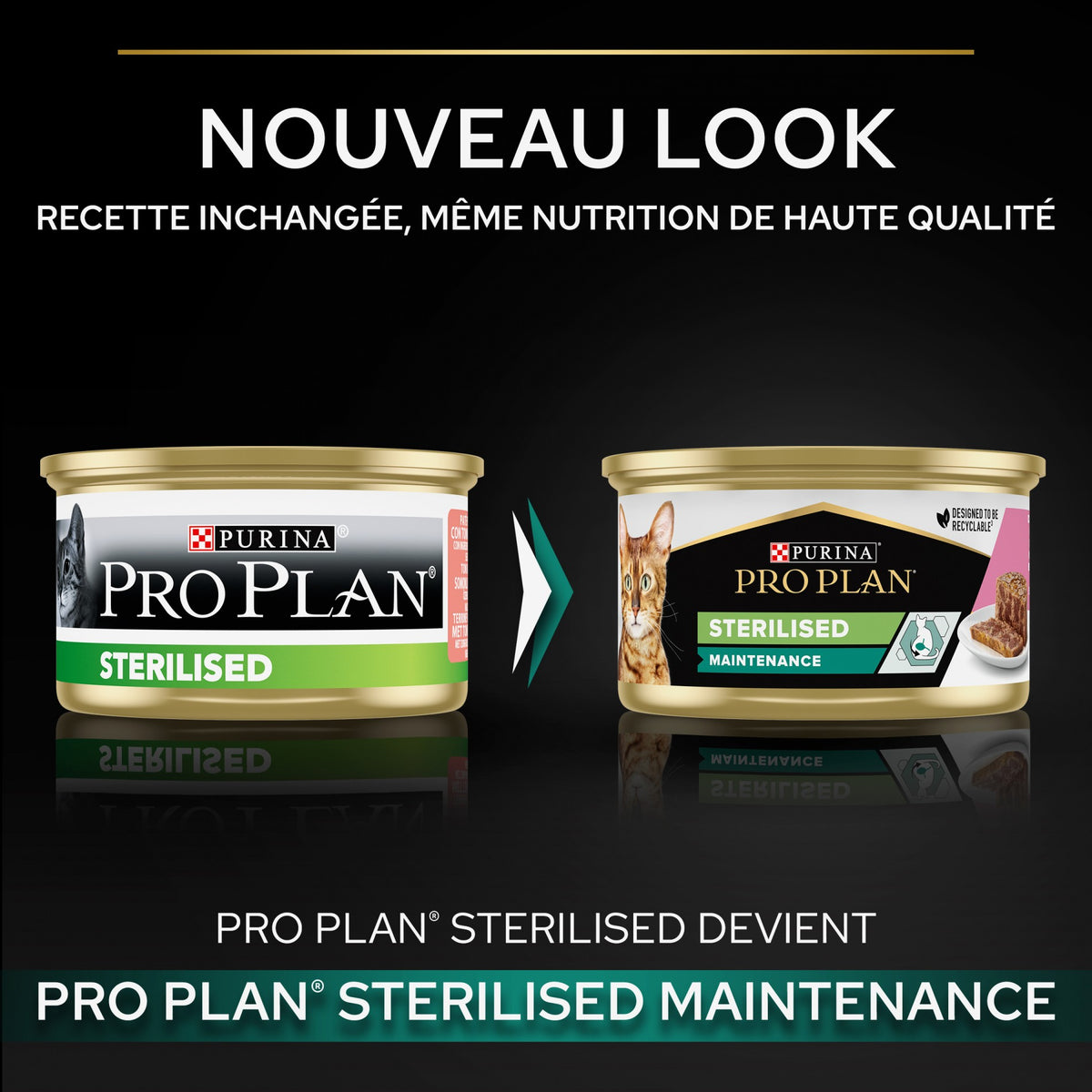 Pro Plan Sterilised thon et saumon - pâtée chat