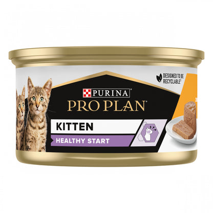 Pro Plan Healthy Start Kitten en mousse au poulet - pâtée chaton