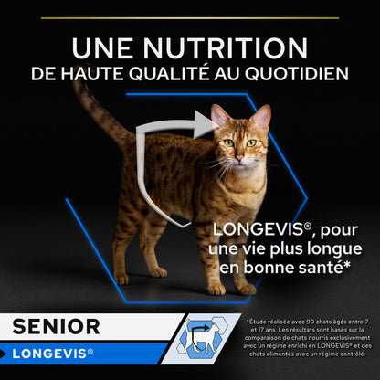 Pro Plan Longevis Senior en mousse au thon - pâtée chat