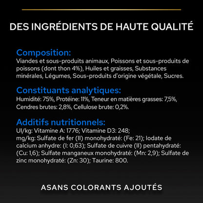 Pro Plan Longevis Senior en mousse au thon - pâtée chat