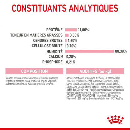 Royal Canin Kitten Sterilised gelée et sauce - pâtée chaton