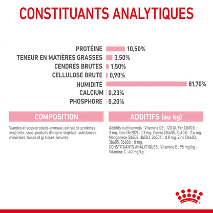 Royal Canin Kitten Sterilised gelée et sauce - pâtée chaton