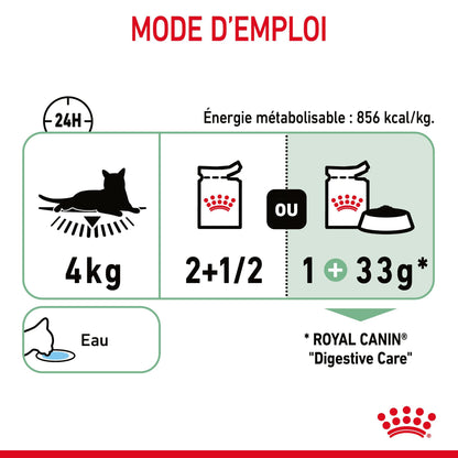 Royal Canin Digestive Care en mousse - pâtée chat