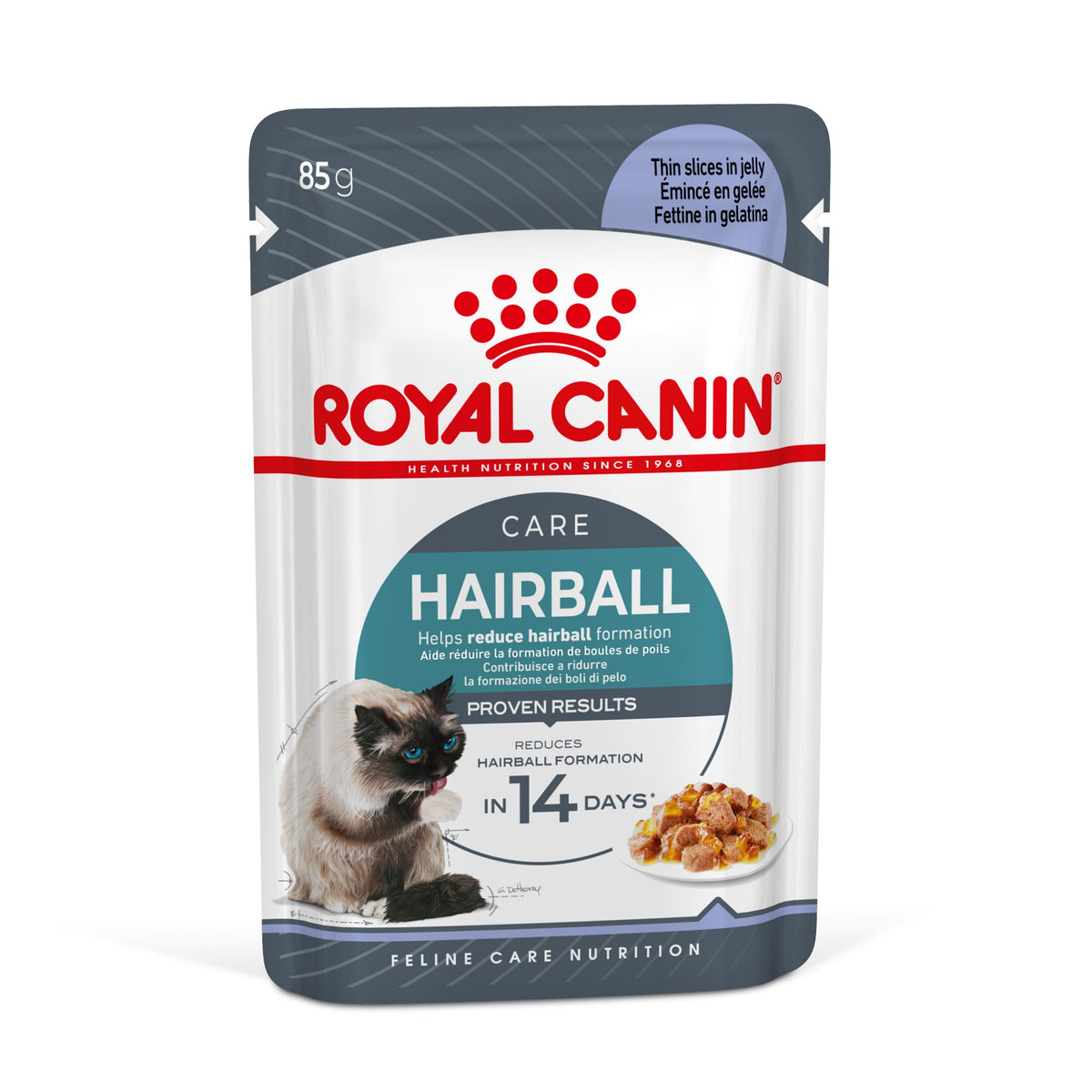 Royal Canin Hairball Care en gelée – pâtée chat