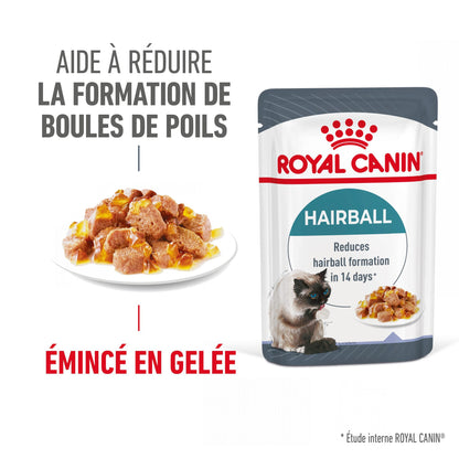 Royal Canin Hairball Care en gelée – pâtée chat